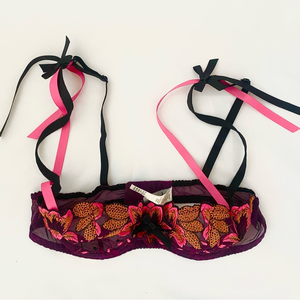 RARE Aubade Paris Lace Demi Bra